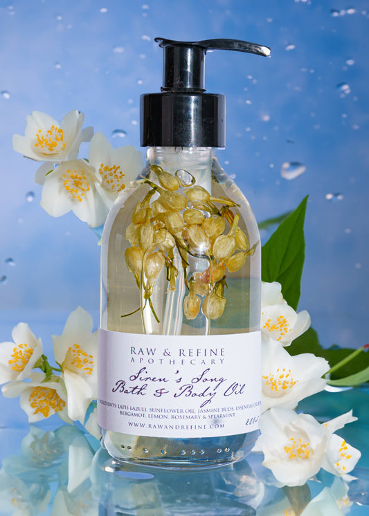 Siren's Song | Crystal Infused Bath & Body Botanical Oil