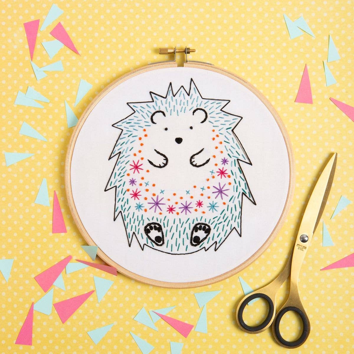 Hawthorn Handmade - Hedgehog Embroidery Kit