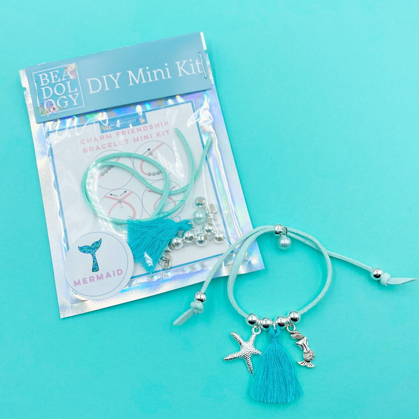 Mermaid Friendship Bracelet Mini Kit For Children