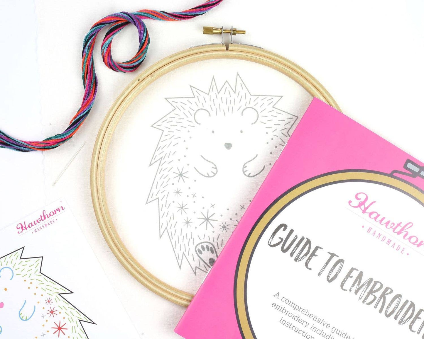 Hawthorn Handmade - Hedgehog Embroidery Kit