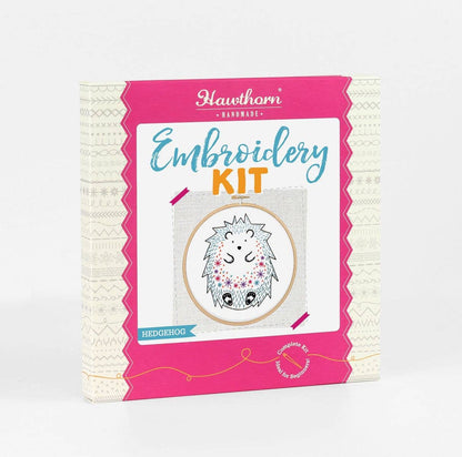 Hawthorn Handmade - Hedgehog Embroidery Kit