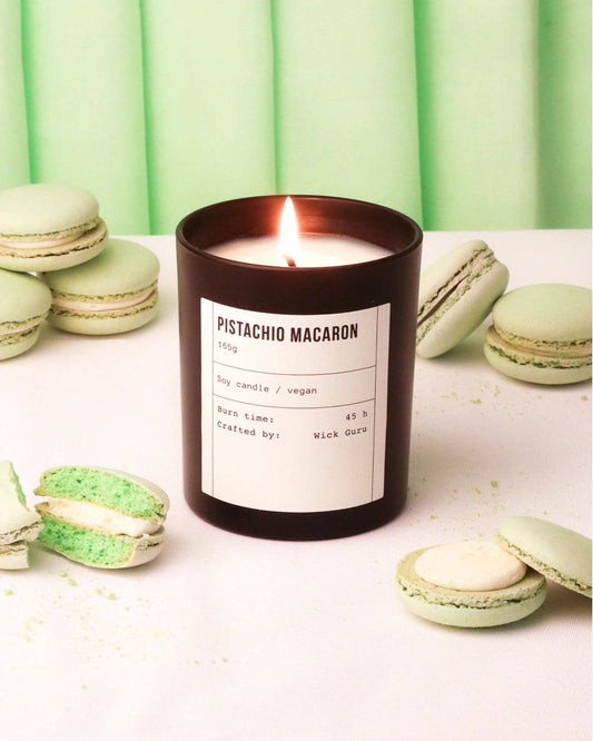 Pistachio Macaron Candle