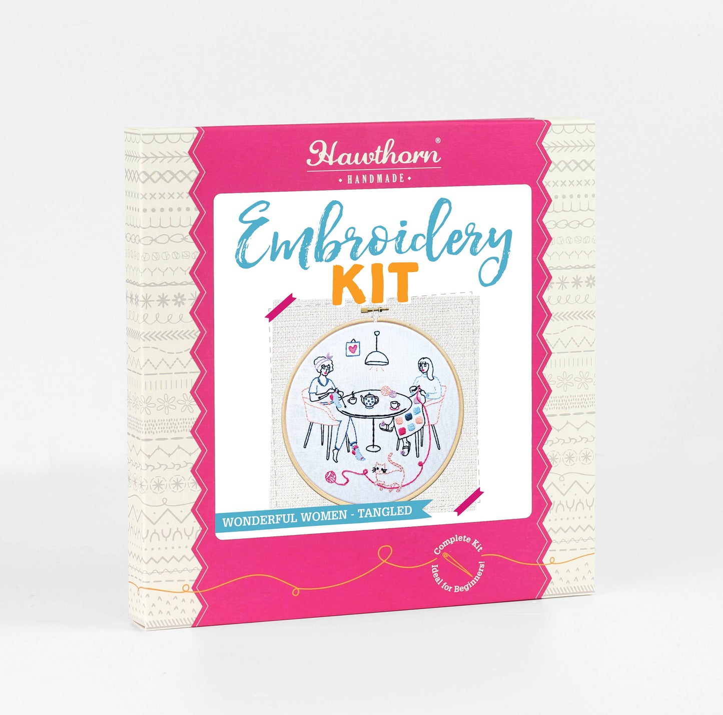 Hawthorn Handmade - Knitting & Crochet Wonderful Women Embroidery Kit - Tangled