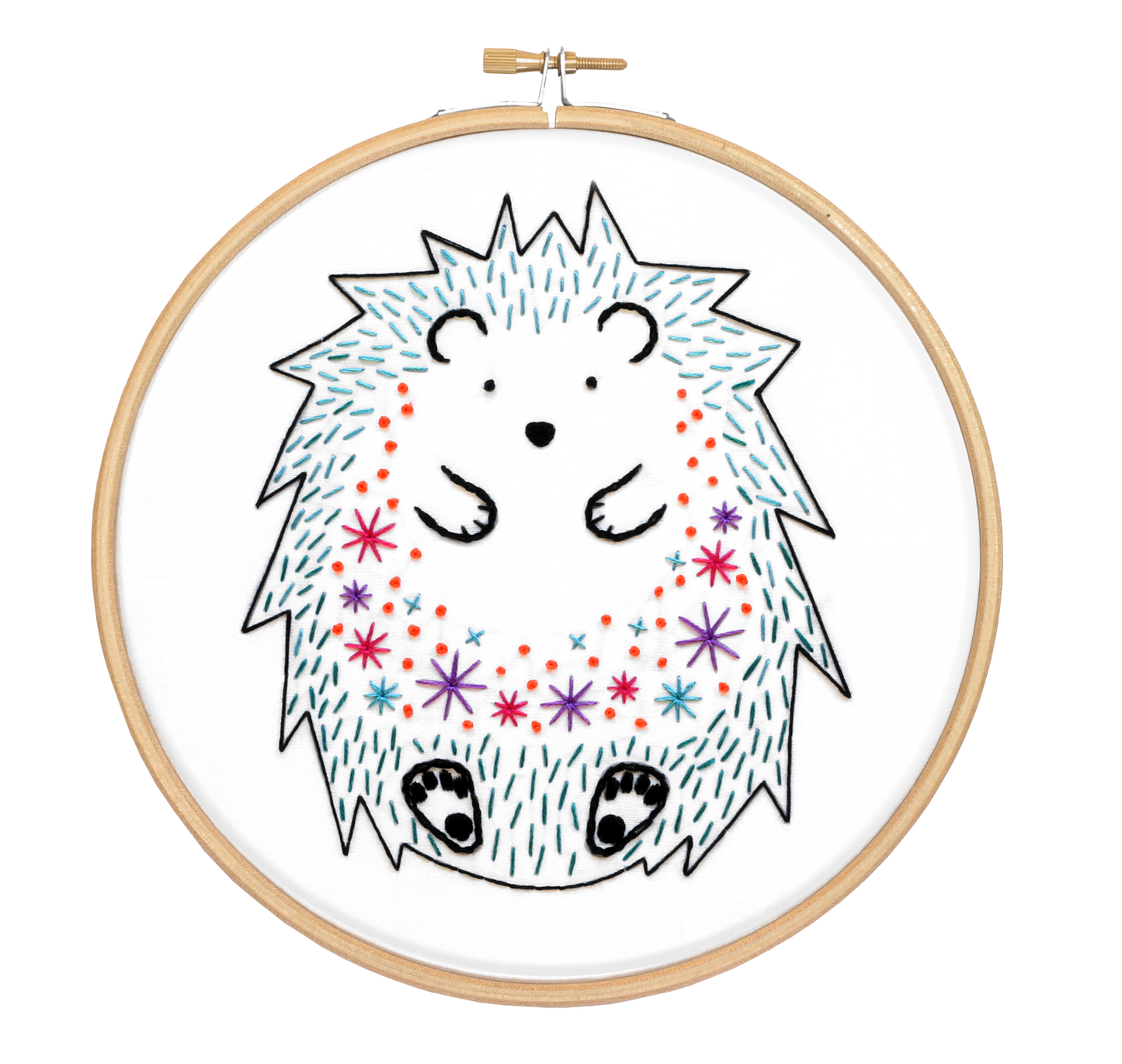 Hawthorn Handmade - Hedgehog Embroidery Kit