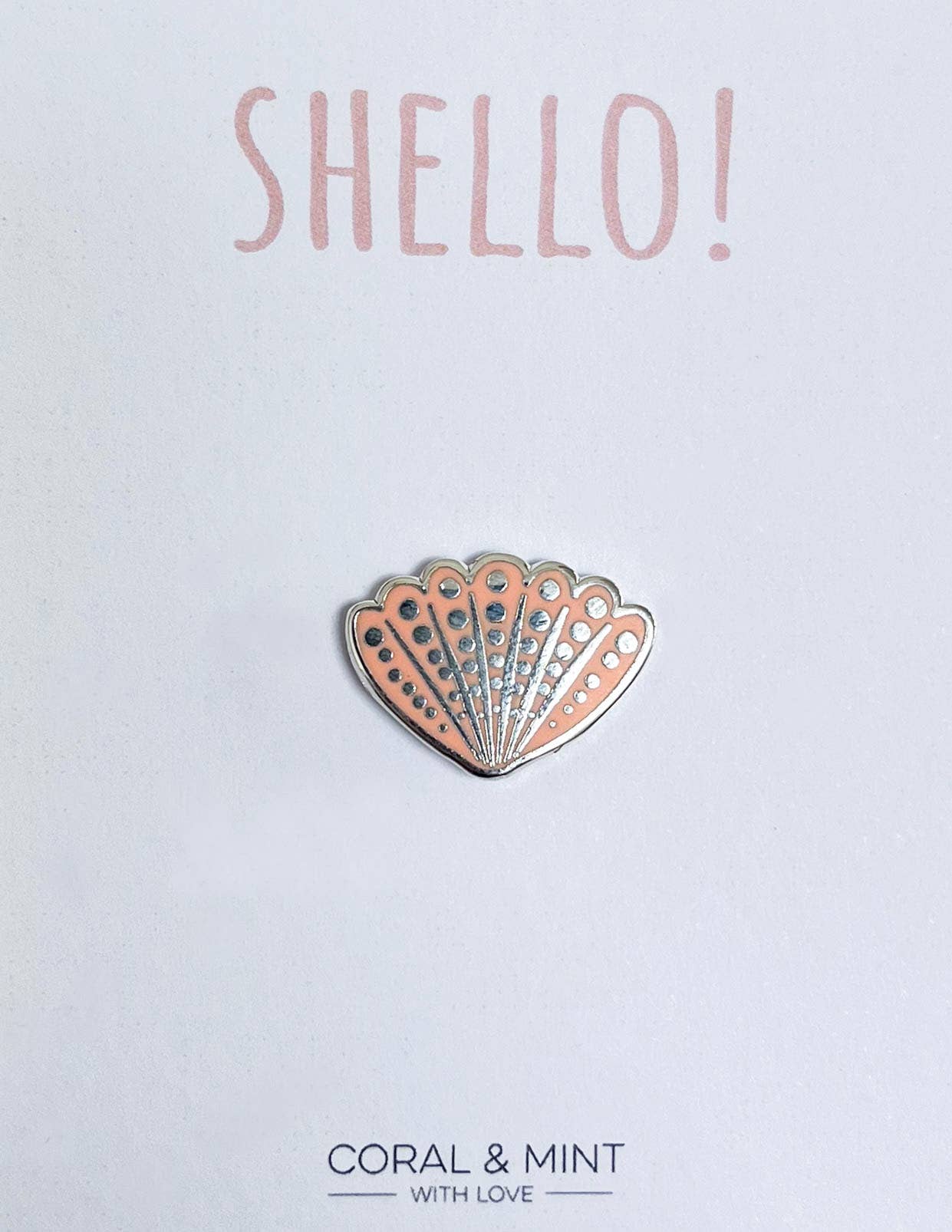 Shell Enamel Pin